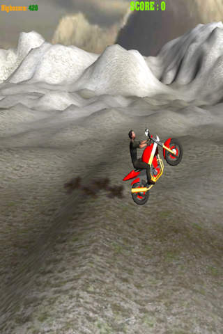3D Side-Scrolling Motorcycle Stunt Mania screenshot 2