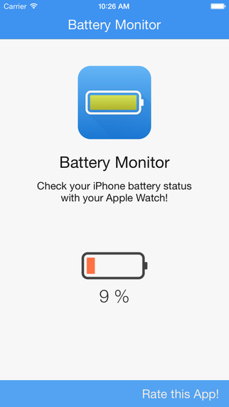 Battery Monitor - Battery Information of your Phone on your Watch
