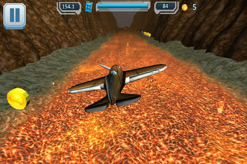 Airplanes VS Volcano 3D PRO screenshot 4