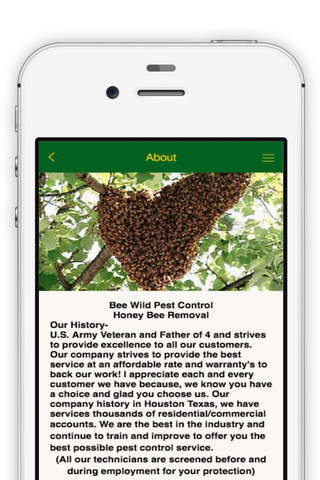 Bee Wild Pest Control screenshot 2