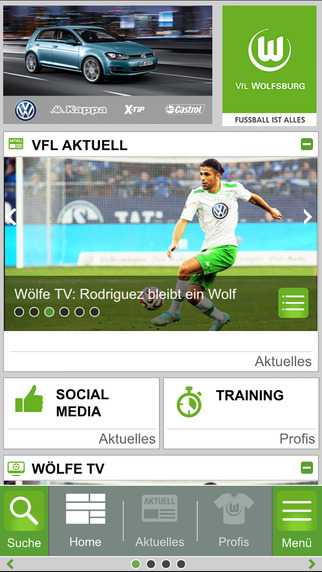 VfL to Go - die offizielle App des VfL Wolfsburg