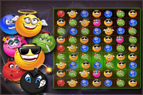 Emojis crush saga - emoticon match screenshot 2