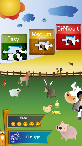 【免費遊戲App】Animal Jigsaw Puzzle Game-APP點子