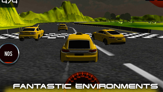 【免費遊戲App】Cab Taxi Racer 3D - Country-APP點子