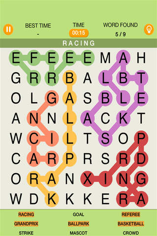 A¹¹ Word Search -Find Twist Color Crossword Puzzles screenshot 2