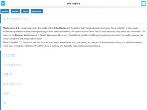 【免費旅遊App】Washington D.C. (USA United States) Offline GPS Map & Travel Guide Free-APP點子