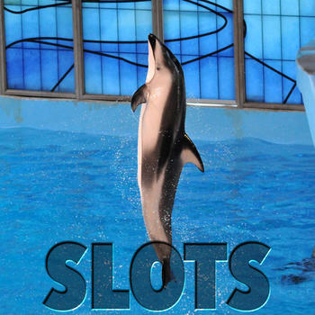 White side of the Pacific Dolphin Slots - FREE Slot Game Double Winnings with Old Las Vegas LOGO-APP點子