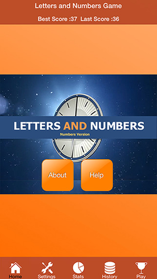 Letters and Numbers Game Lite
