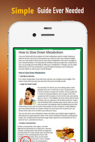 How to Decrease Your Metabolism:Tips and Tutorial screenshot 2