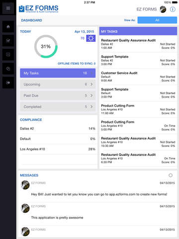 【免費生產應用App】EZ FORMS : Checklist & Audit Compliance-APP點子