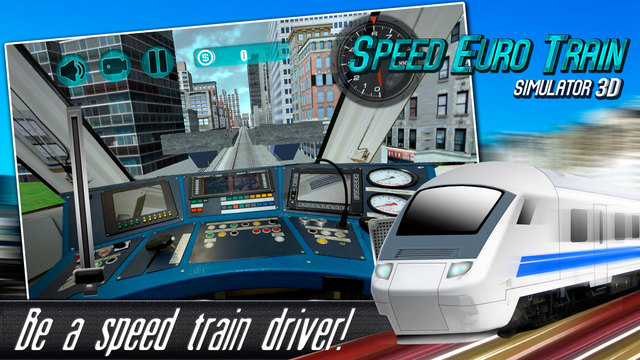 Speed Euro Train Simulator 3D Free