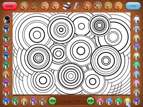 【免費遊戲App】Coloring Book 26 Lite: Geometric Designs-APP點子