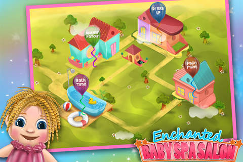 Enchanted Baby Spa Salon - Dress up, Makeover & Give Bath to your Magical Little Babies in Baby care Game screenshot 2