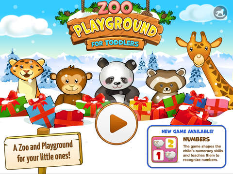 【免費遊戲App】Zoo Playground - Games with animated animals for kids-APP點子