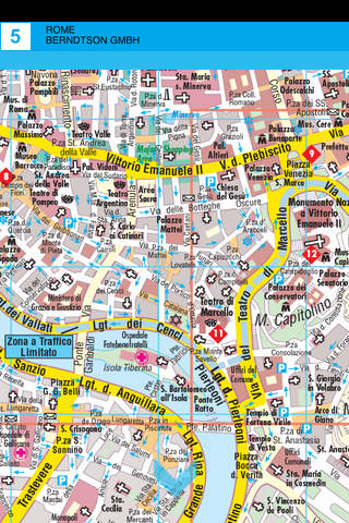 Рим. Карта города screenshot 2