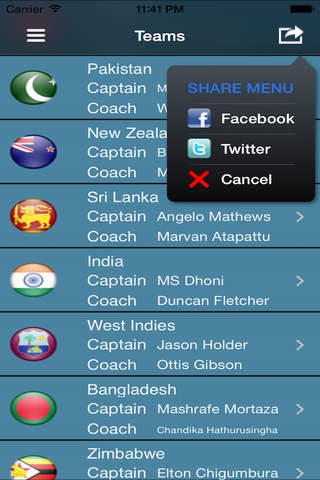 Live Cricket Matches - Full Score Card of Odi T20 Test Match screenshot 3