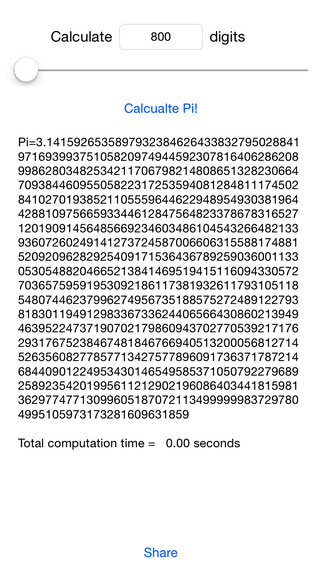 Calculate Pi