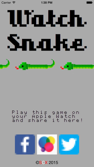 Watch Snake -- World's First Snake Game on Apple Watch