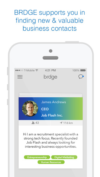 【免費社交App】BRDGE - Casual Business Networking-APP點子