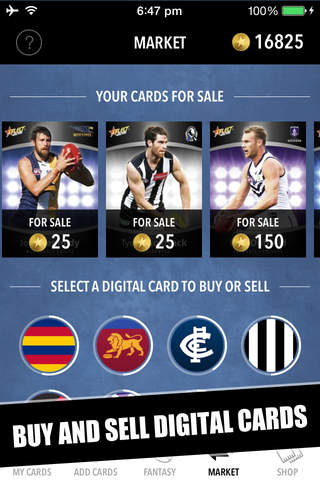 2015 Select Official AFL Collector Cards screenshot 4