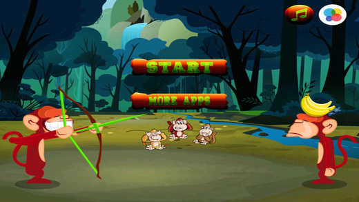 A Monkey Apple Shoot-er – Hit The Banana with bow and arrow Aim Challenge Free