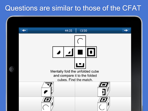 【免費教育App】CFAT Trainer Lite - Canadian Forces Aptitude Test Preparation-APP點子