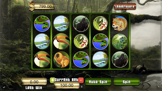 AAA Lost in the Jungle Slots - Free Daily Chip Bonus