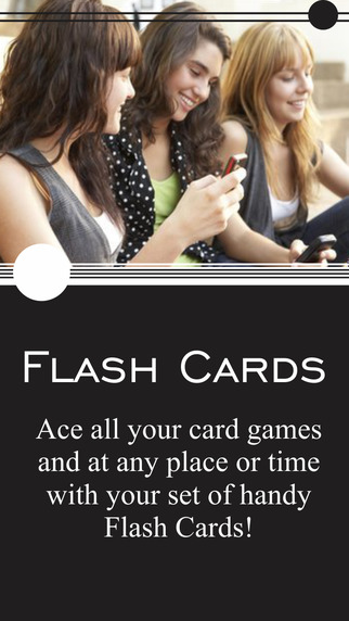 Flash Cards - Ace all your card games and at any place or time with your set of handy Flash Cards