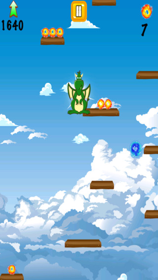 【免費遊戲App】Dragon Dash Story - Tap to jump up to the sky castle FREE-APP點子