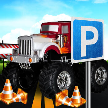 Massive 3D Monster truck Parking Simulator LOGO-APP點子