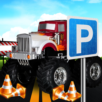 Massive 3D Monster truck Parking Simulator 遊戲 App LOGO-APP開箱王