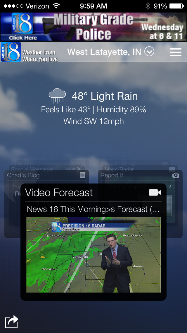 WLFI 18 Weather - Radar & Forecasts