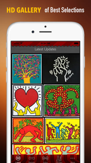 免費下載生活APP|Keith Haring Paintings HD Wallpaper and His Inspirational Quotes Backgrounds Creator app開箱文|APP開箱王