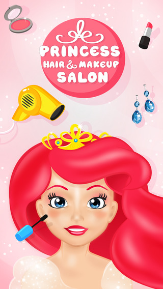 Princess Hair Makeup Salon - Makeover Game for Girls