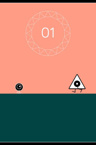 Jump Rush - Two Brains And Short Leg Geometry Run Game screenshot 2