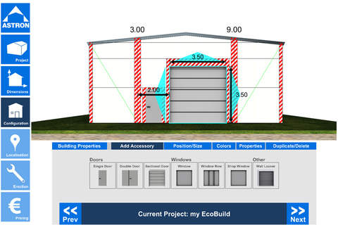 EcoBuild Building Configurator screenshot 2