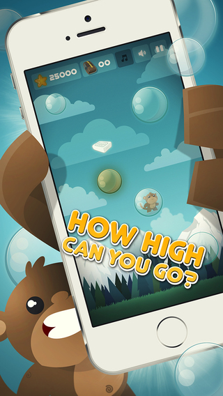 BubbleJump Starring BAM the Monkey in this high flying FUN Free Game for Kids of All Ages