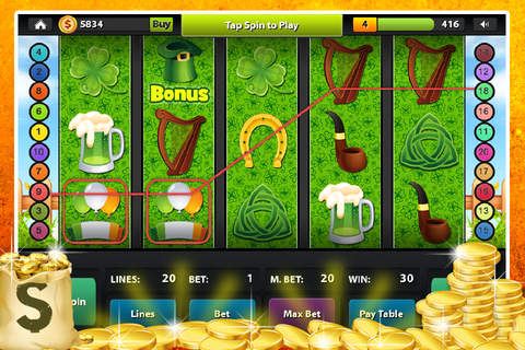 Amazing Leprechaun Slots : Casino Vegas Slots Free screenshot 2