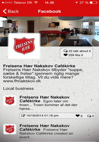 Frelsens Hær Nakskov screenshot 3