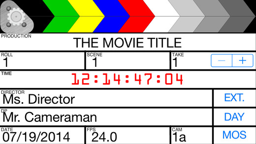 【免費攝影App】Grat's Film Slate/Clapboard-APP點子