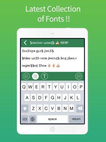 【免費娛樂App】Textizer Plus - Fun for iOS 8 Text Font for Whatsapp, Instagram, Snapchat, Twitter and Telegram Keyboards-APP點子