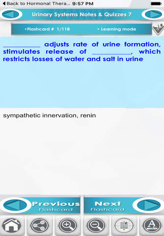 Urinary Systems2600 Flashcards screenshot 4