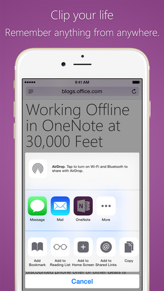 【免費生產應用App】Microsoft OneNote for iPhone – notes, lists, and photos, organized in a notebook-APP點子