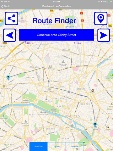 【免費交通運輸App】Paris Offline Maps Navigate-APP點子