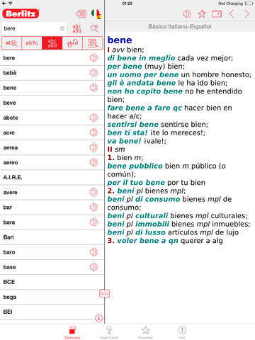 【免費書籍App】Italian - Spanish Berlitz Basic Talking Dictionary-APP點子