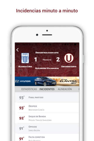 Club Universitario de Deportes screenshot 2