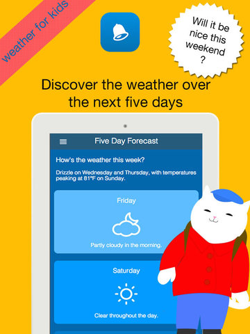 【免費生活App】School Bell Weather - Weather for kids and parents.-APP點子