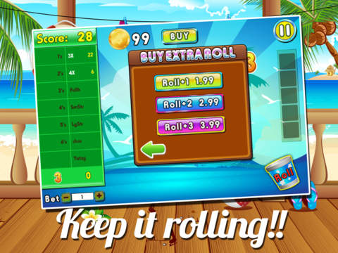 【免費遊戲App】Yatzy Island - High Stake Bankroll To A Winning Vacation-APP點子