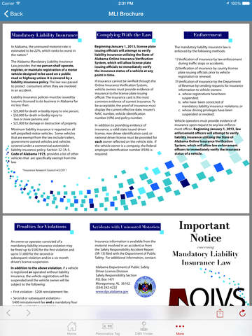 【免費書籍App】Alabama MVD-APP點子