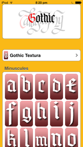 【免費生產應用App】Learn Gothic Calligraphy-APP點子